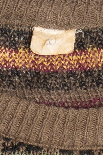 Vintage Striped Knit 80s Sweater 4518