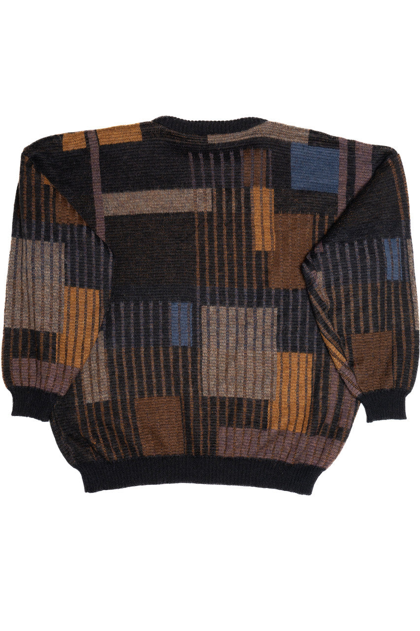 Vintage Geometric 80s Sweater 4543