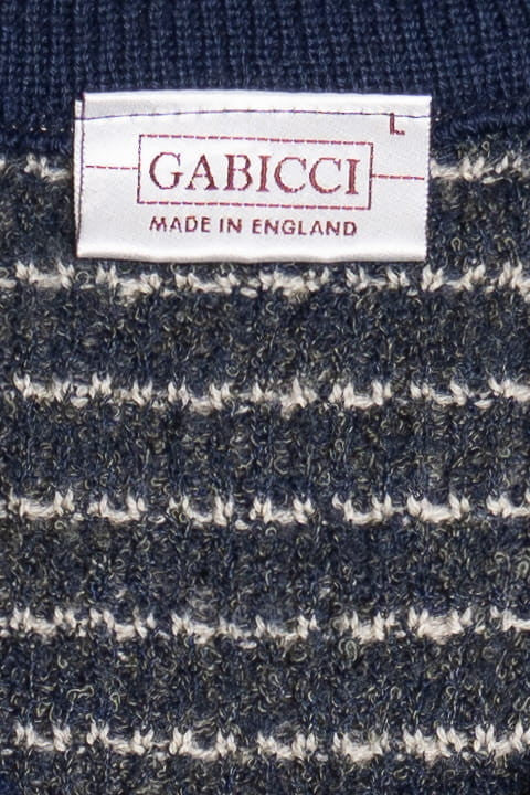 Vintage Gabicci Golf Embroidered Knit 80s Sweater