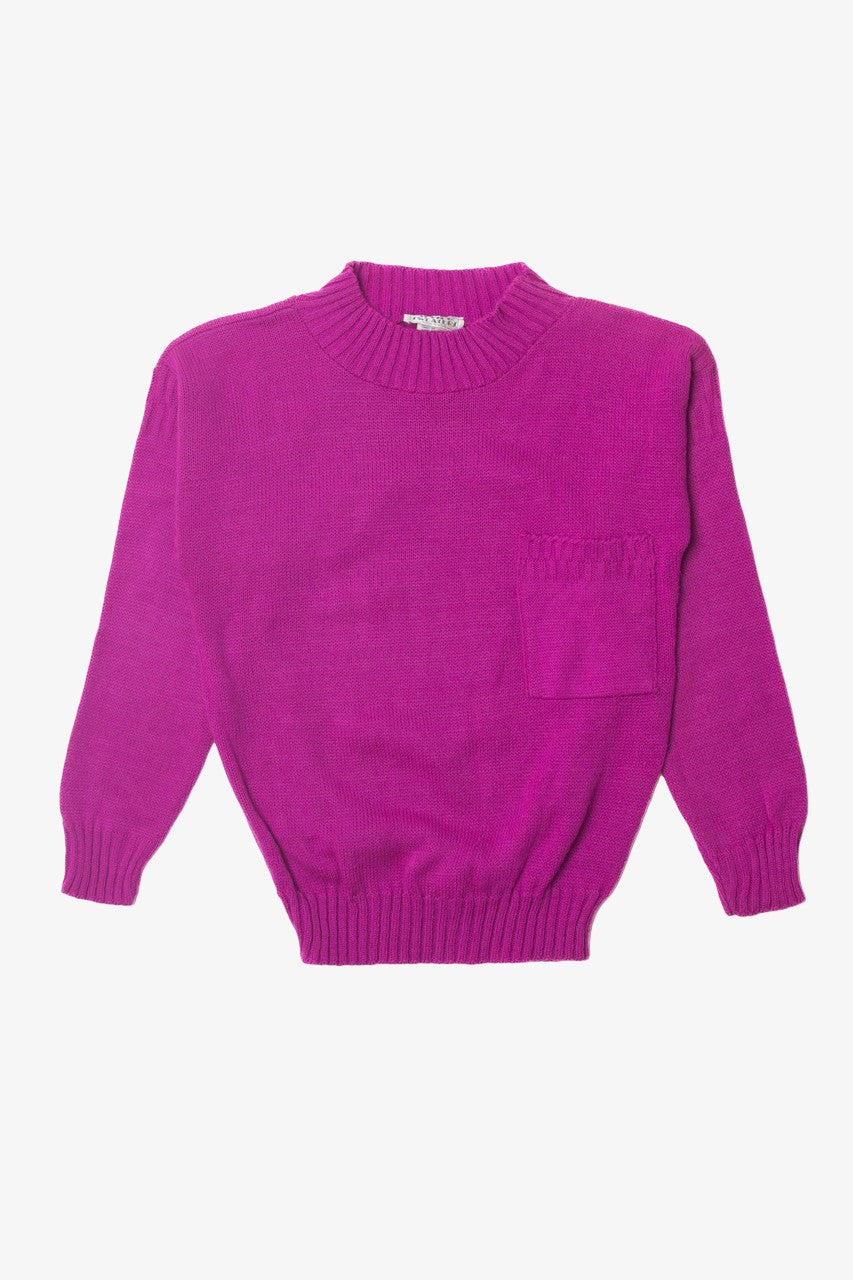 Purple Jet Set Sweaters 80s Sweater