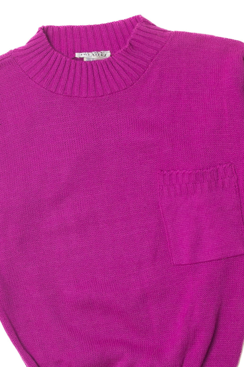 Purple Jet Set Sweaters 80s Sweater