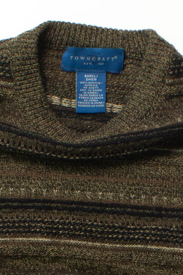 Vintage Brown Towncraft 80s Sweater (1990s)