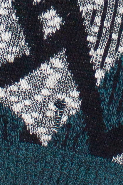 Vintage Geometric Pattern Expressions 80s Sweater