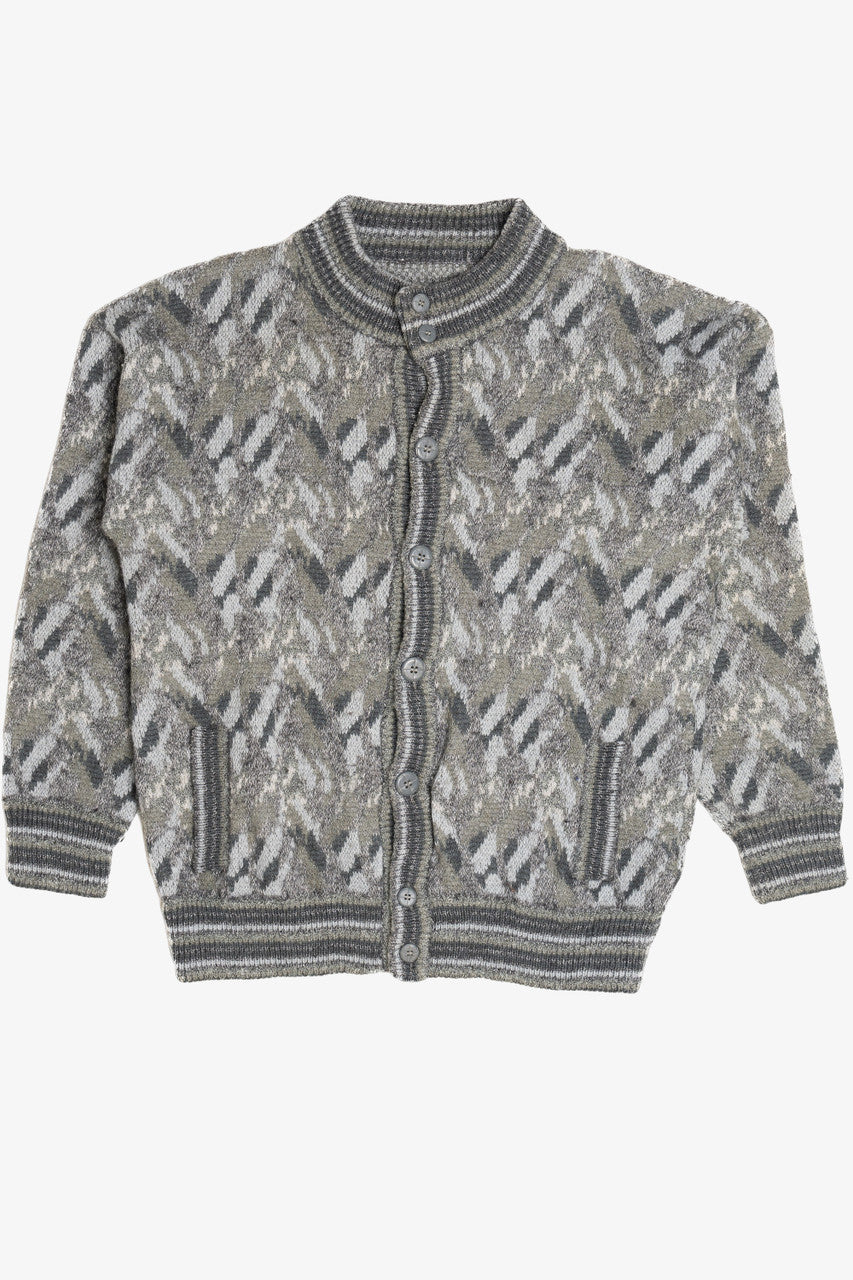 Vintage Button Up Cardigan 80s Sweater (1980s)