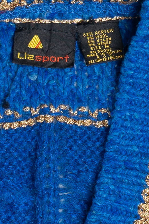 Vintage Chunky Liz Sport 80s Sweater 4593 (1980s)