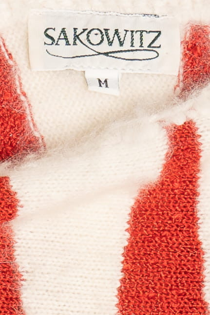 Vintage Sakowitz Puff Sleeve 80s Sweater (1980s)