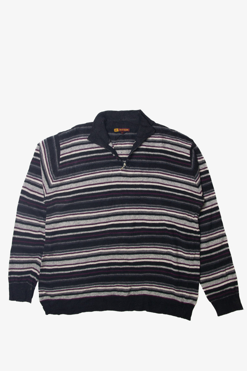 Vintage Olly Gan Quarter Zip 80s Sweater