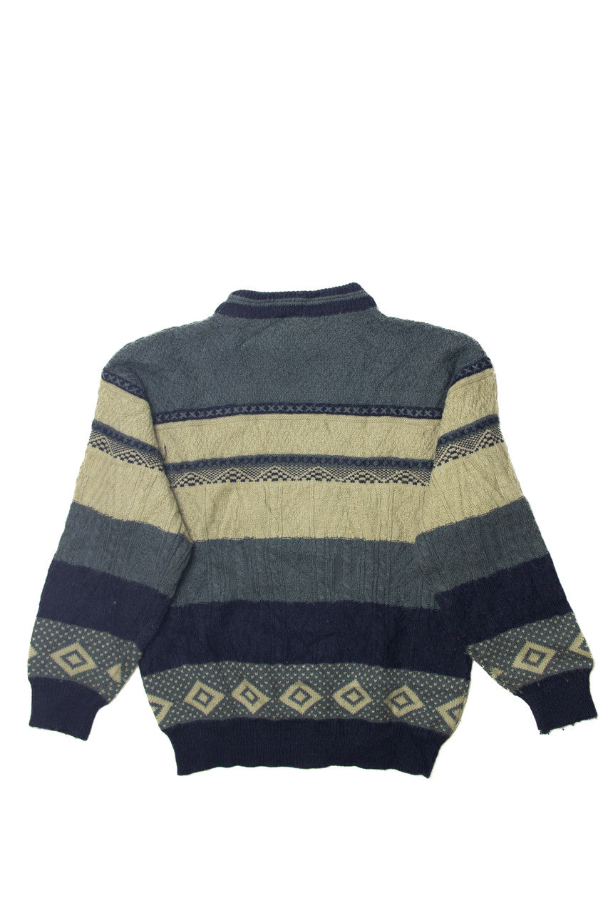 Vintage The World Boys Leopard 80s Sweater