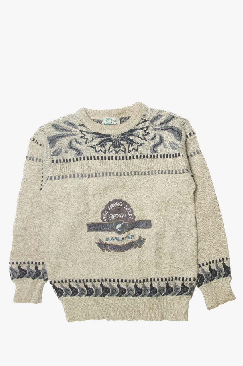 Vintage Skip Jack National League Approved 80s Sweater