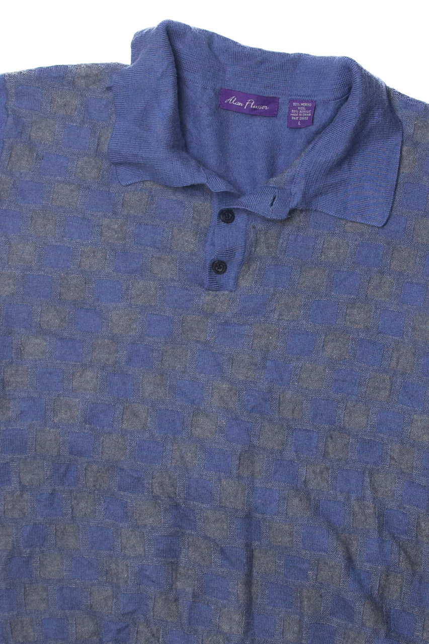 Vintage Alan Flusser 80s Polo Sweater
