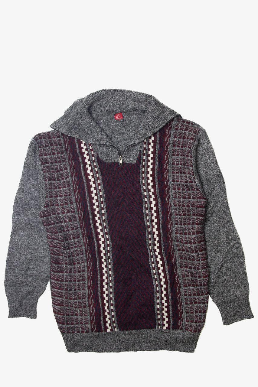 Vintage Q.T Collection Quarter Zip 80s Sweater