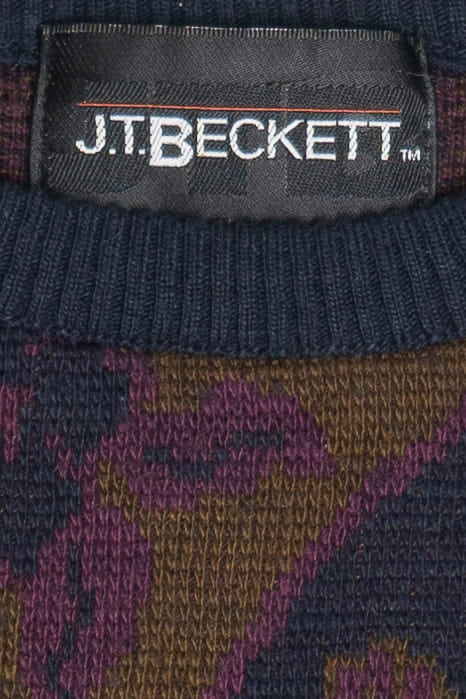 Vintage Paisley J.T. Beckett 80s Sweater (1980s)