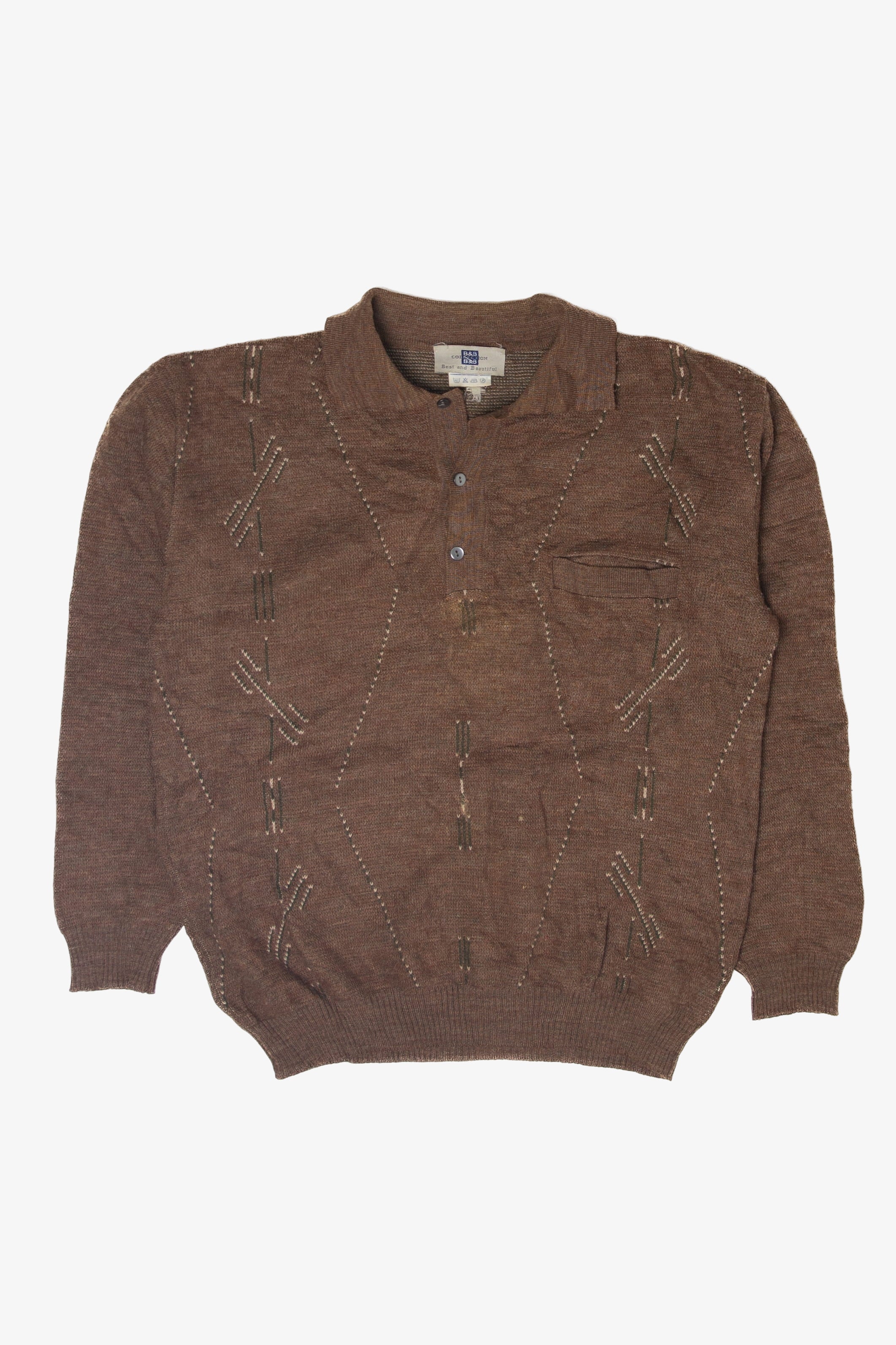 Vintage Best And Beautiful Pocket 80s Sweater (1980s)
