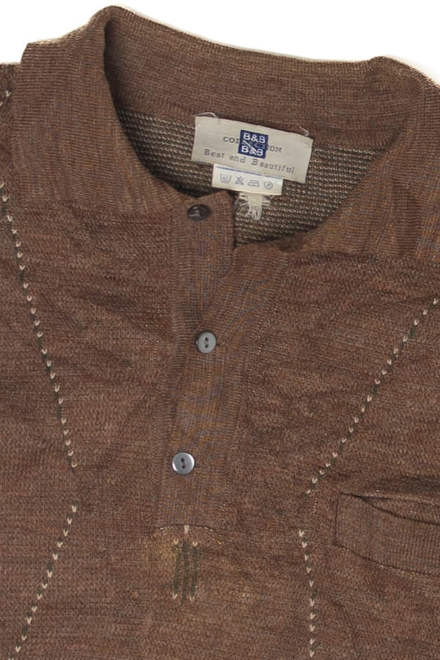 Vintage Best And Beautiful Pocket 80s Sweater (1980s)