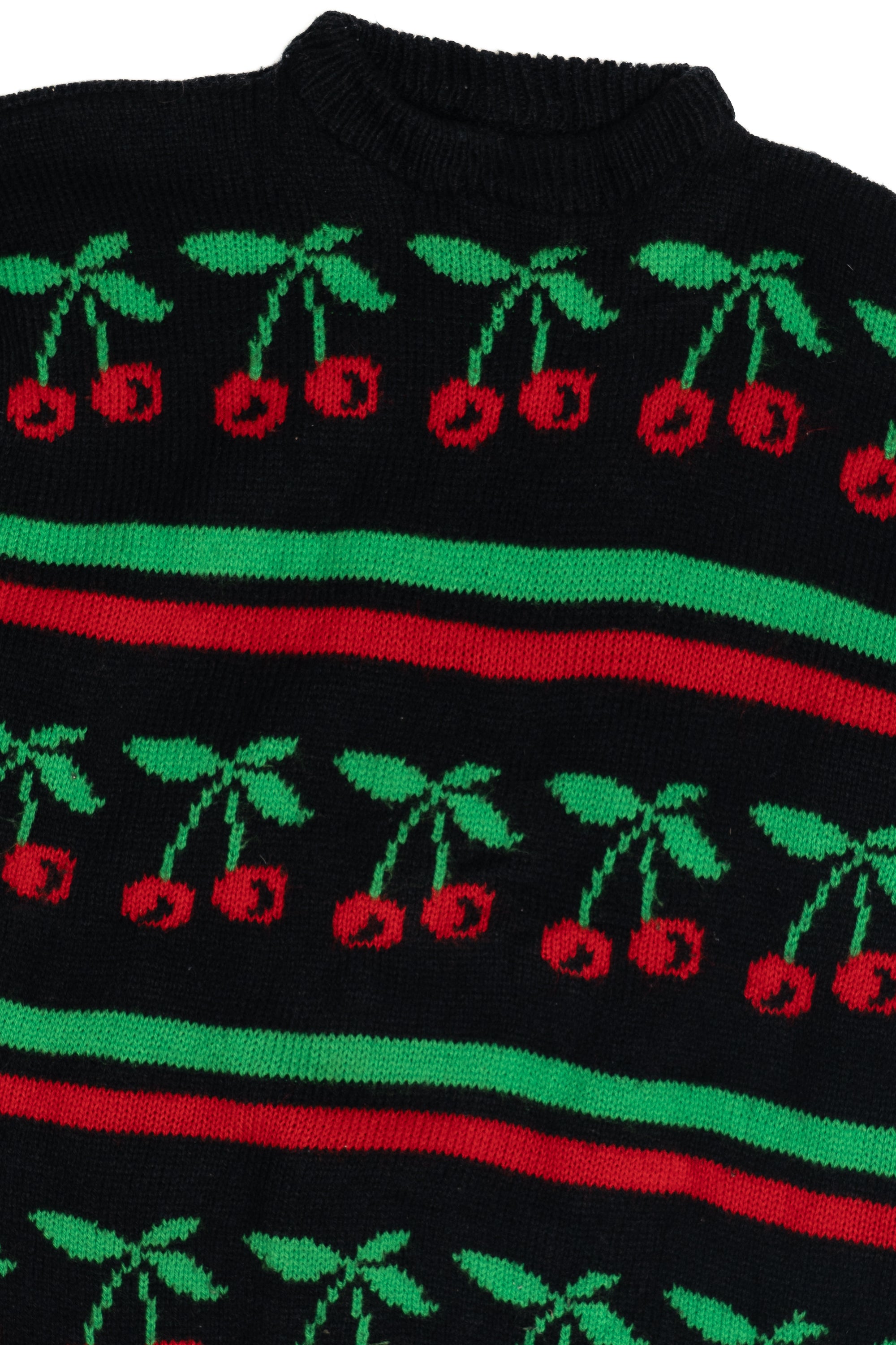 Cherries 80s Style Sweater