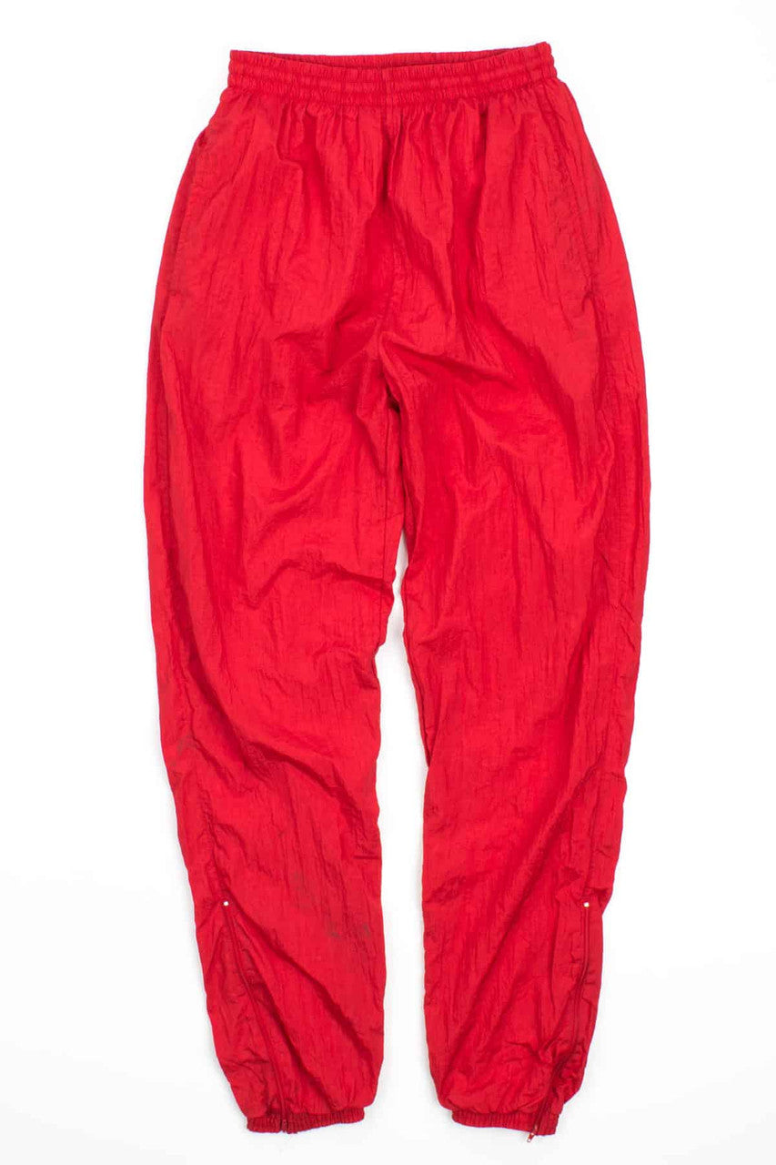 Red Vintage Track Pants