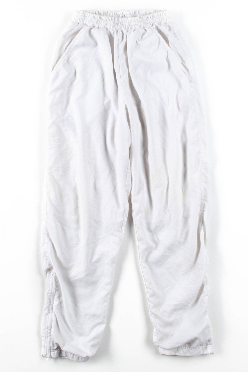White Nike Track Pants (sz. M)