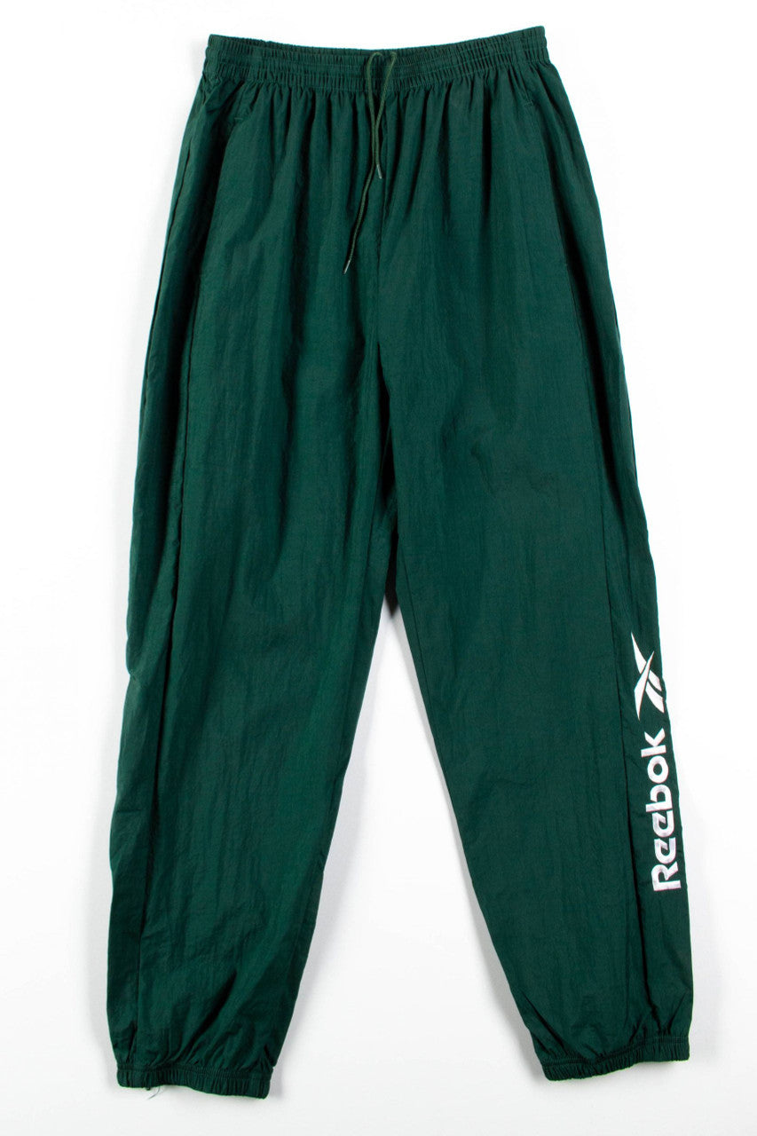 Green Reebok Track Pants (sz. M)