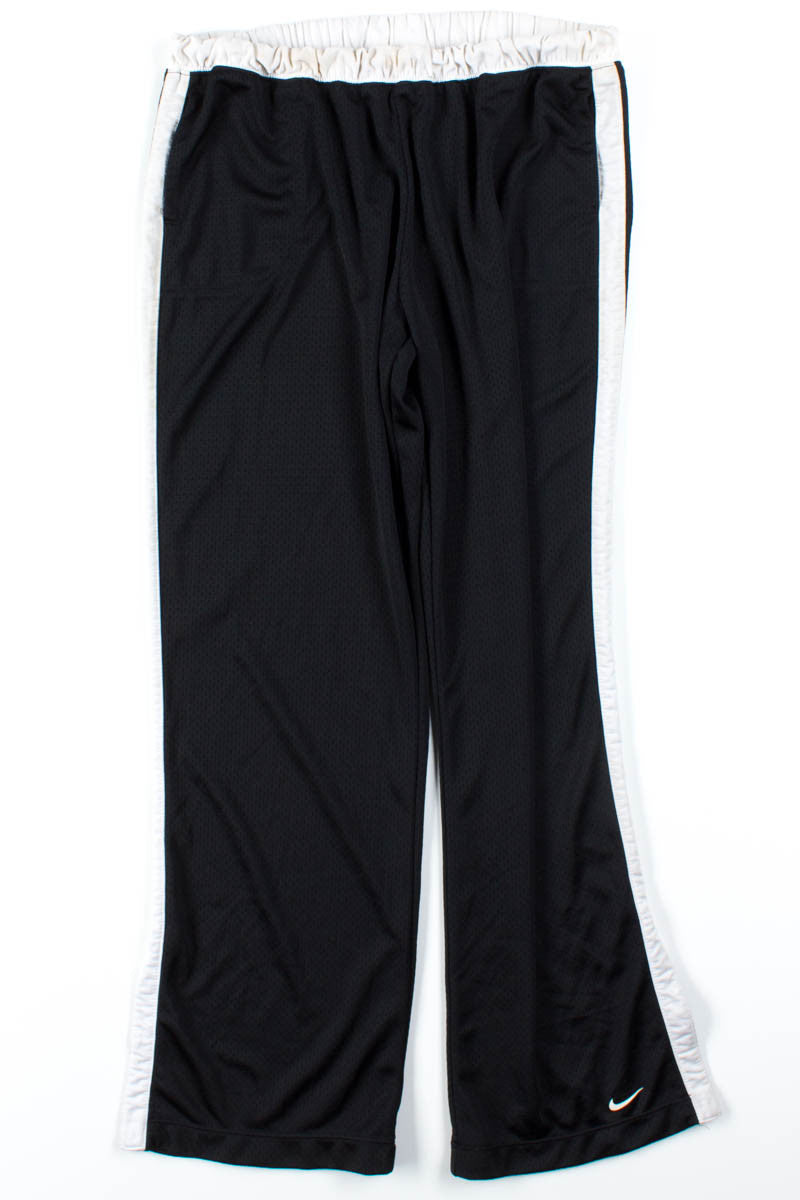 Black Mesh Nike Track Pants