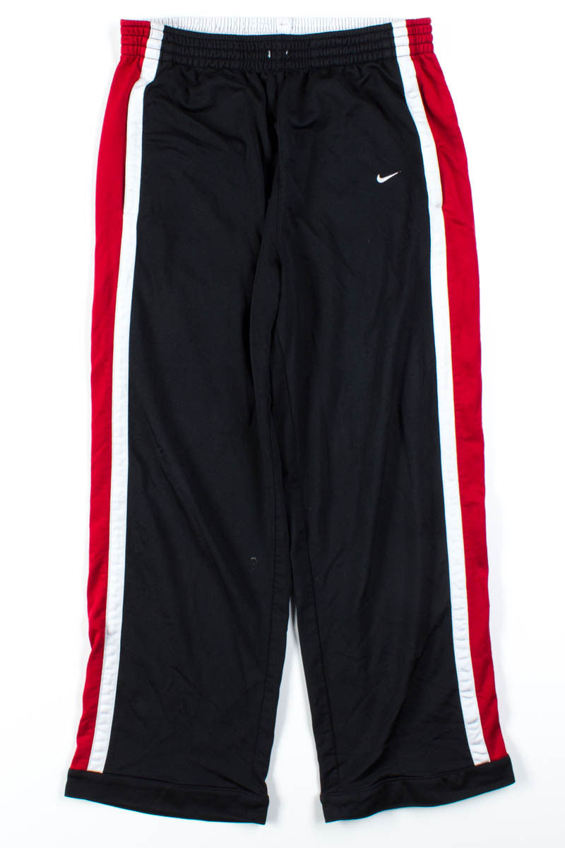 Red & Grey Stripe Nike Track Pants