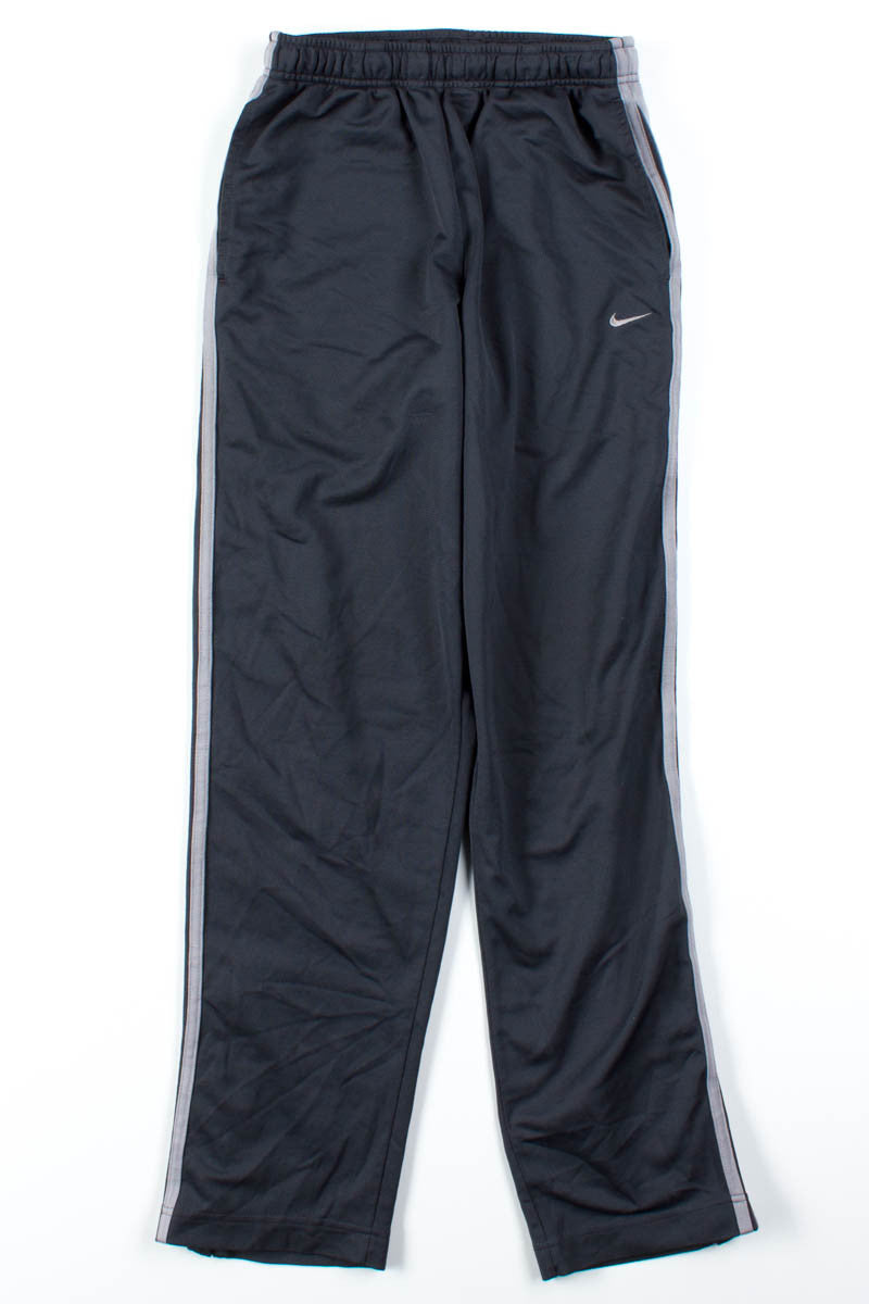 Grey Striped Nike Track Pants