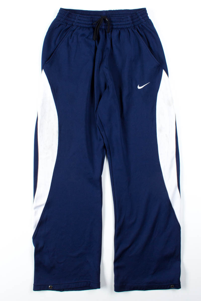 Navy & White Nike Track Pants
