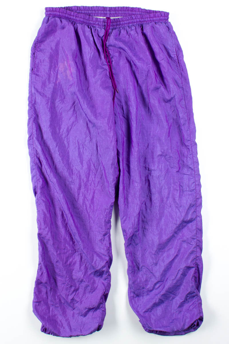 Lilac Nylon Track Pants