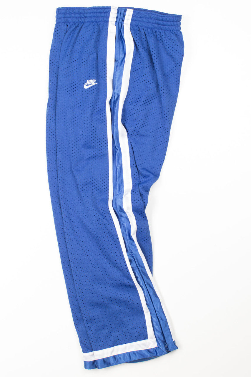 Royal Blue Mesh Nike Basketball Pants