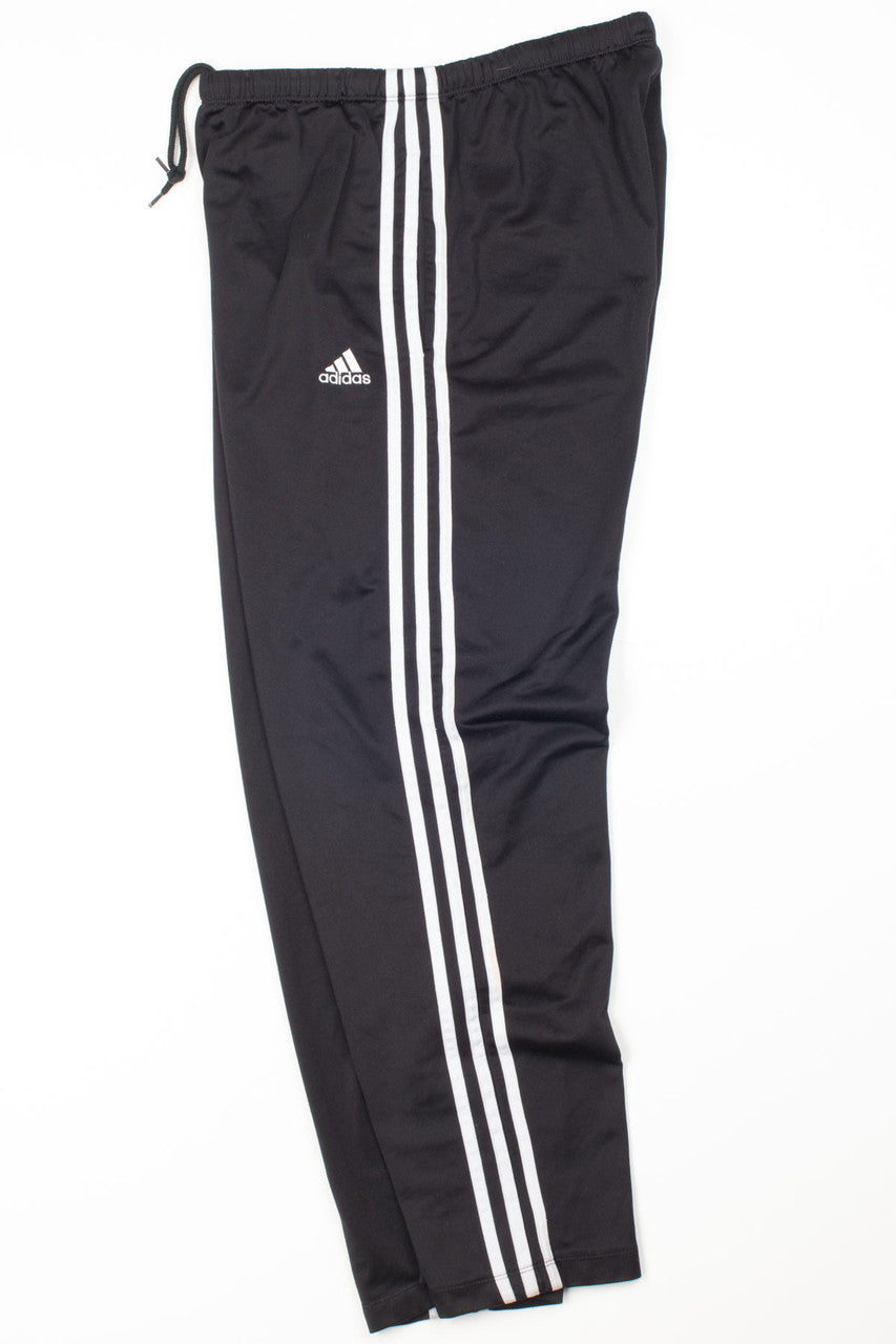 Black & White Adidas Track Pants