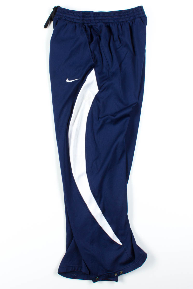 Navy & White Nike Track Pants