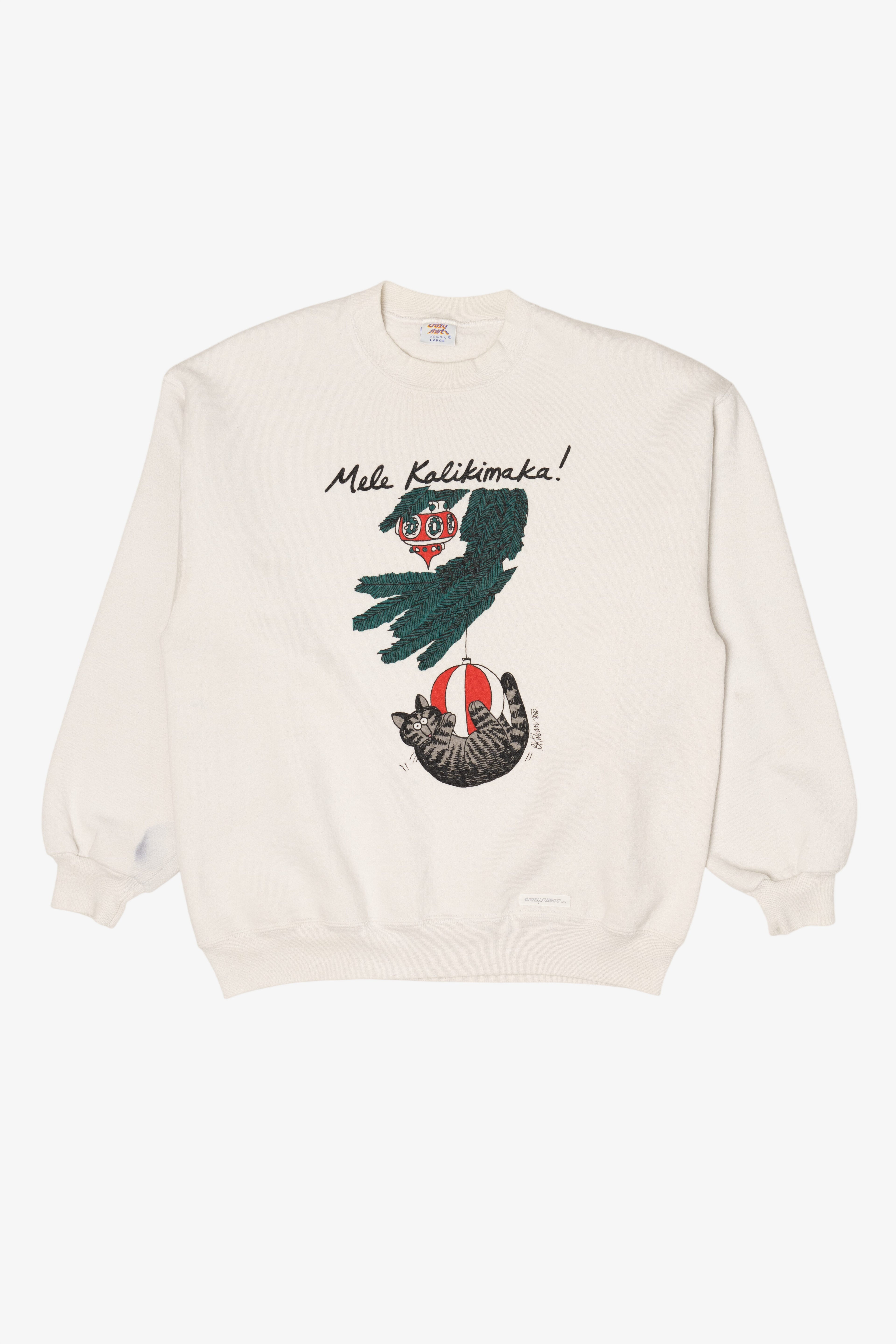 Vintage Mele Kalikimaka Sweatshirt (1990s)