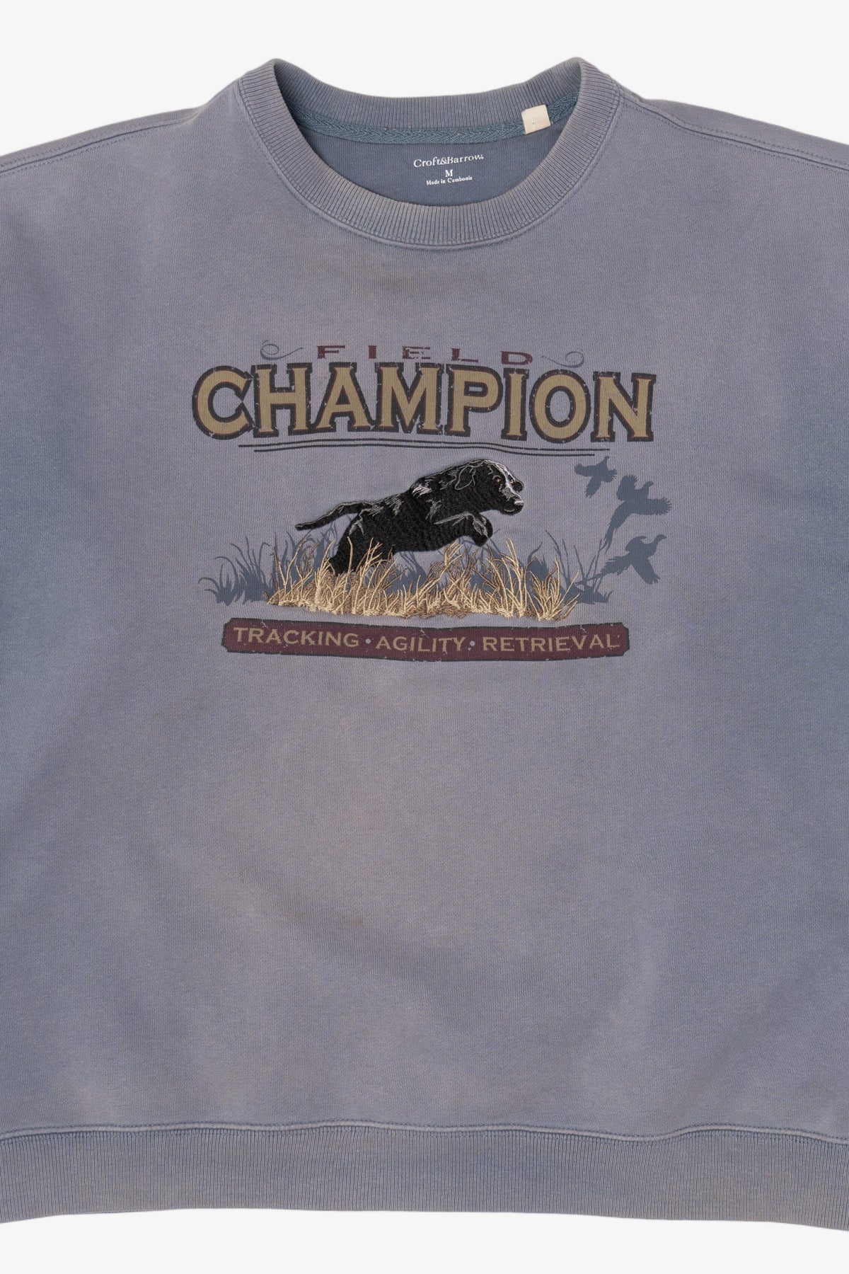 Vintage Black Labrador "Field Champion" Sweatshirt (2010s)