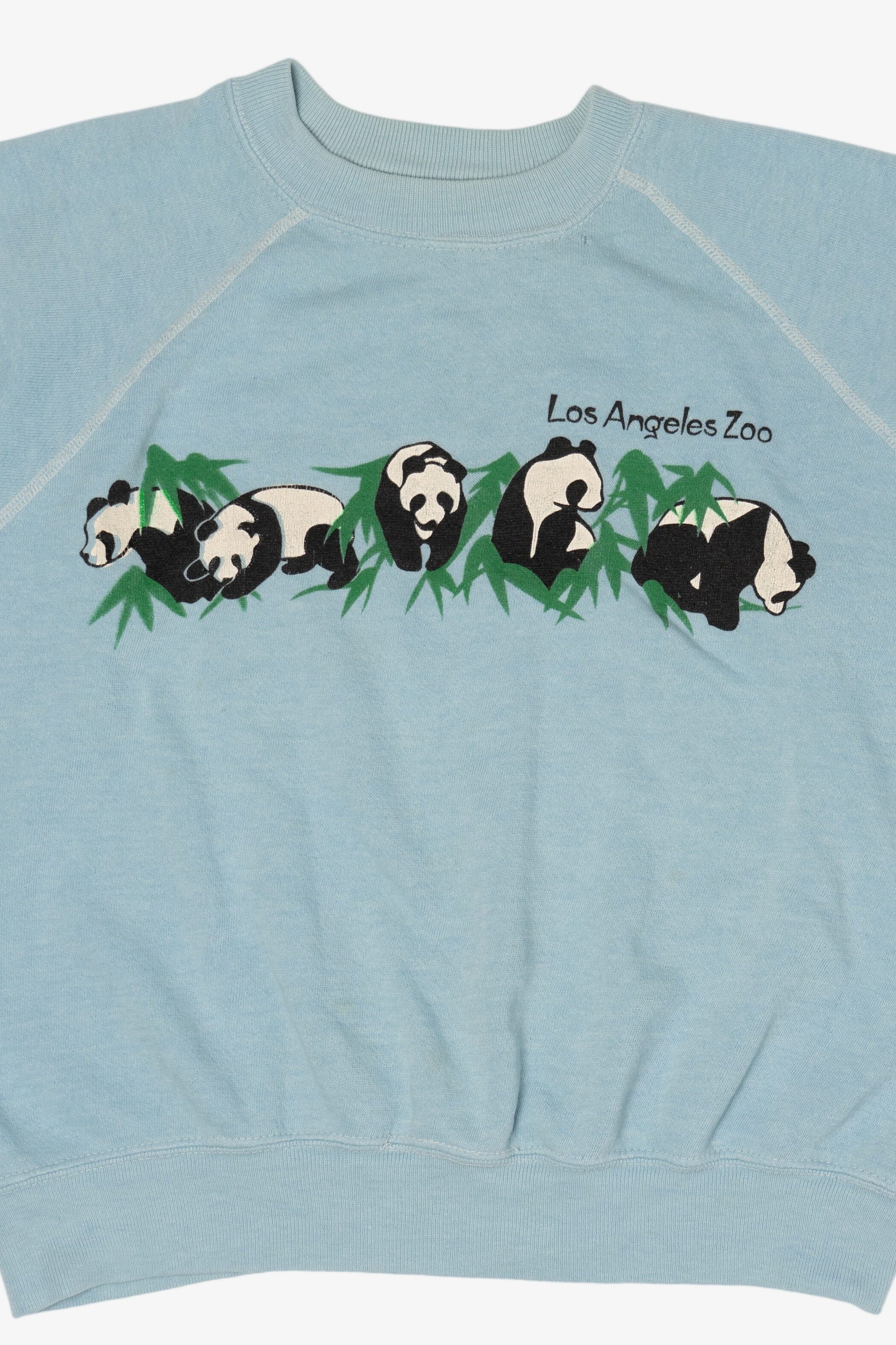 Vintage Los Angeles Zoo Pandas Raglan Sweatshirt (1980s)