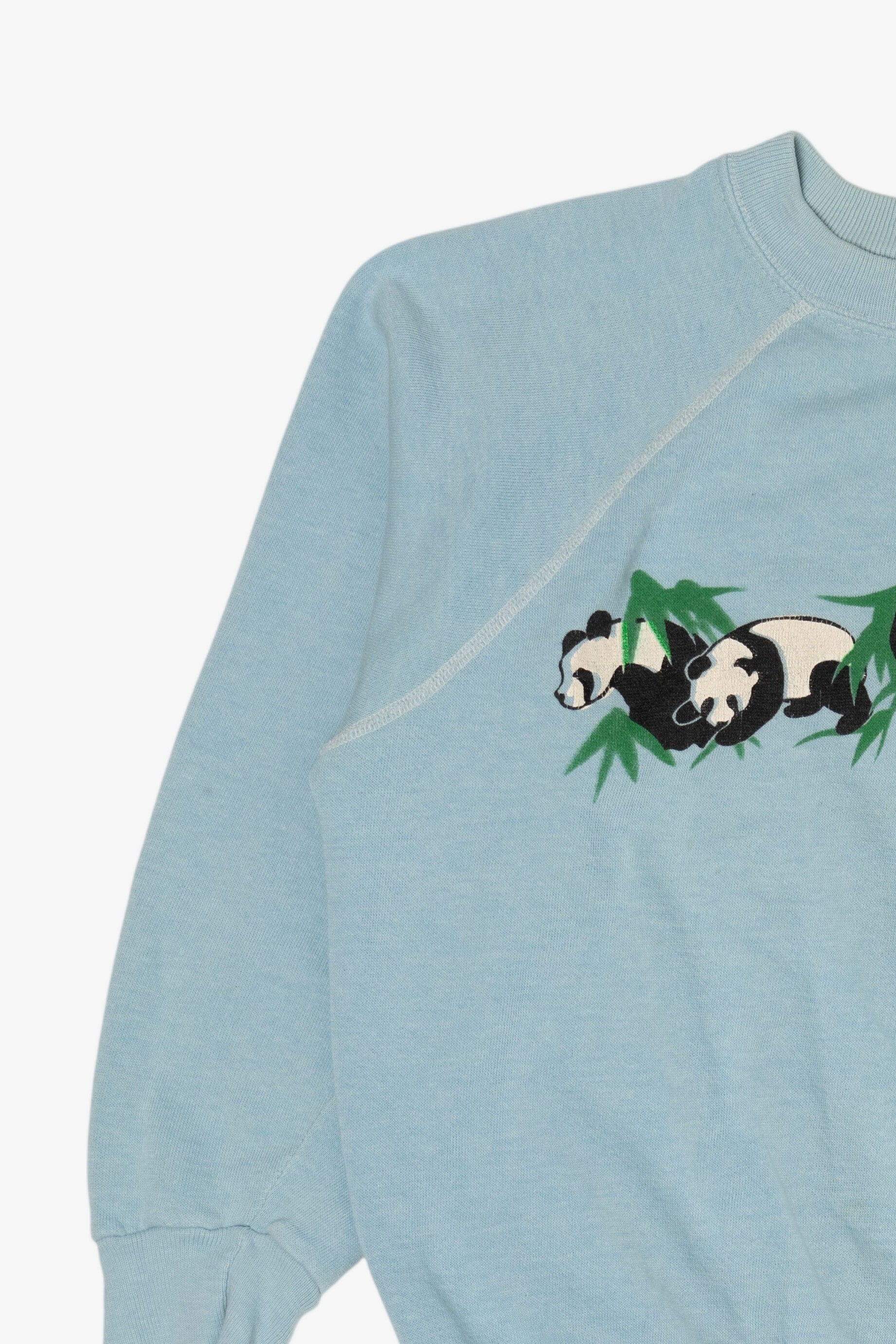 Vintage Los Angeles Zoo Pandas Raglan Sweatshirt (1980s)