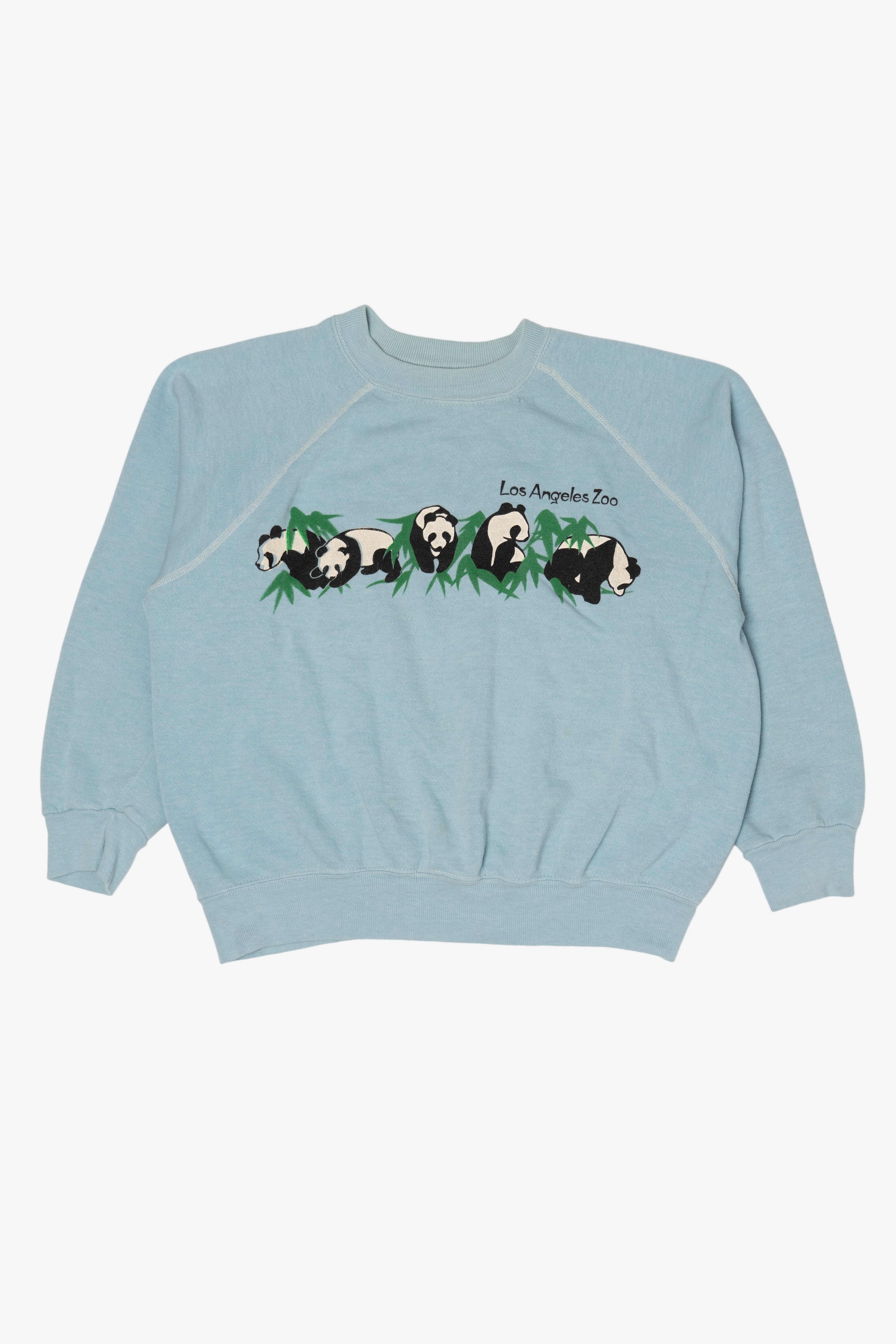 Vintage Los Angeles Zoo Pandas Raglan Sweatshirt (1980s)