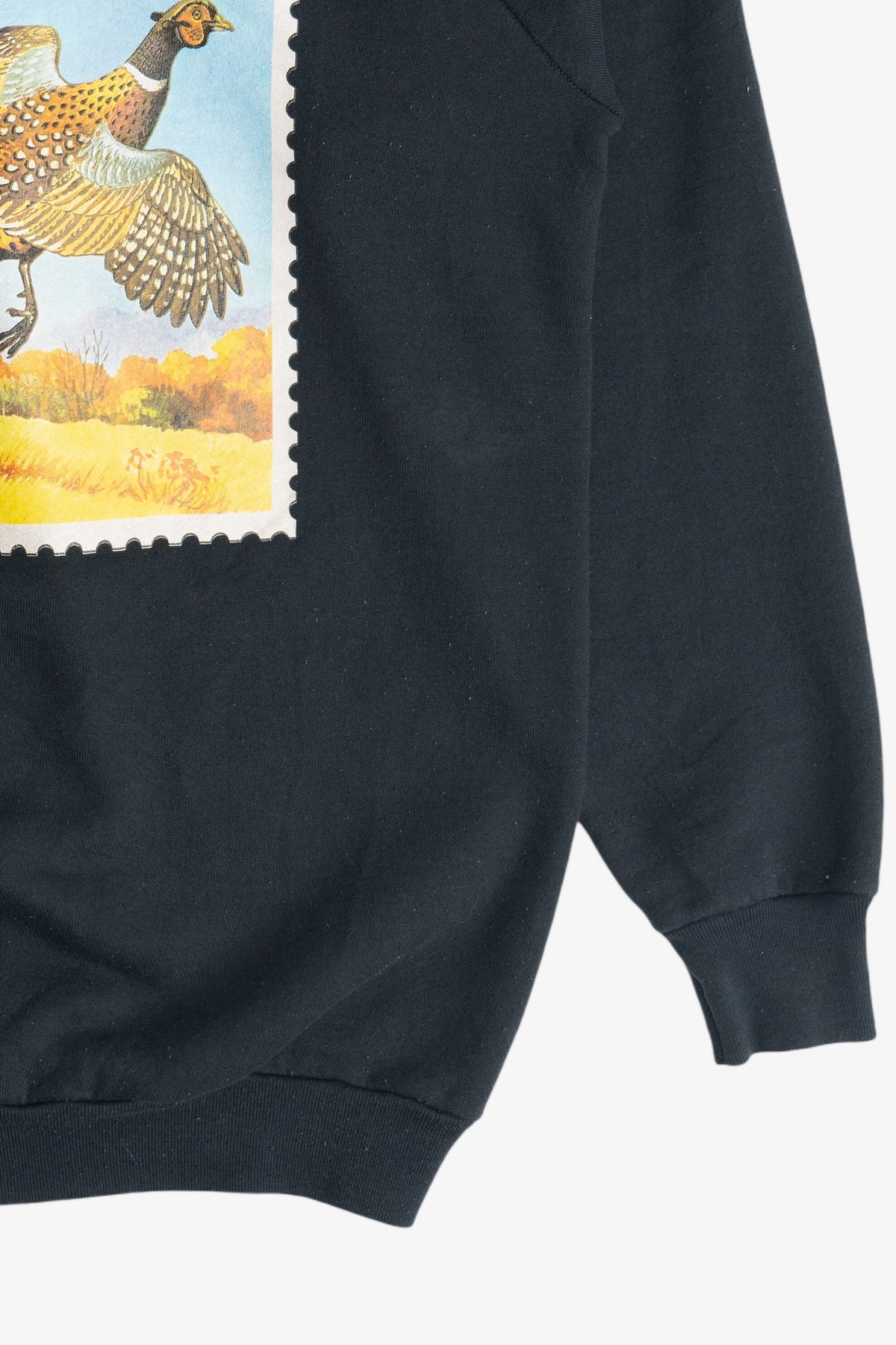 Vintage Pheasant USA Postage Stamp Sweatshirt (1990s)