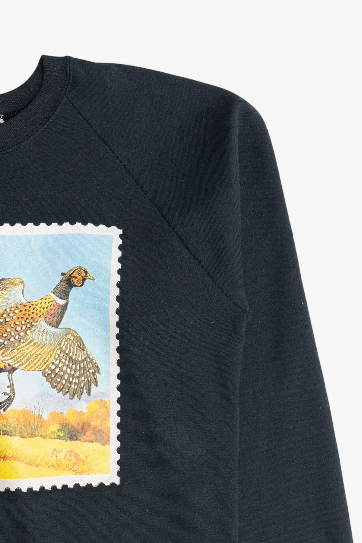 Vintage Pheasant USA Postage Stamp Sweatshirt (1990s)