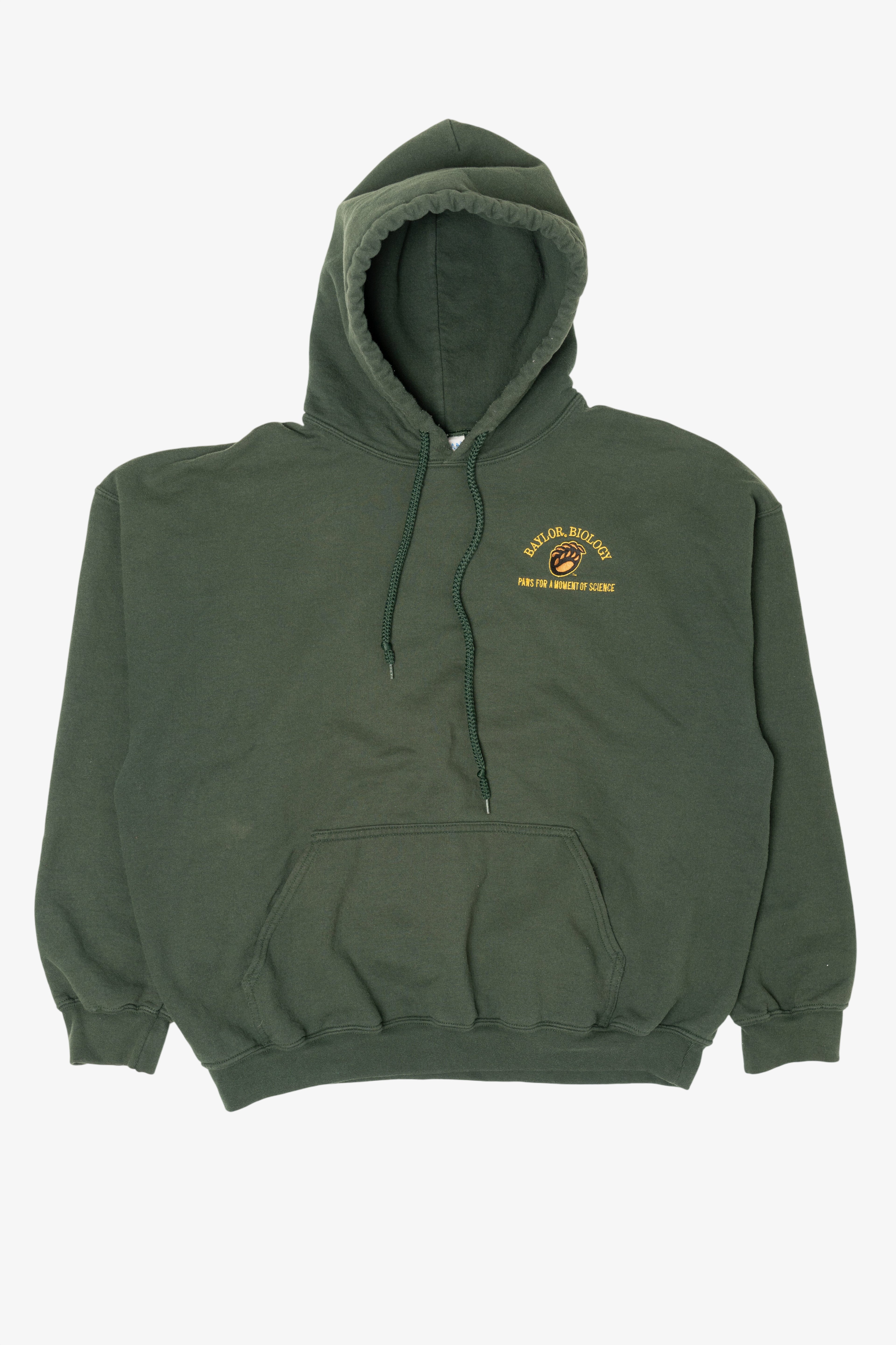 Vintage Army Baylor Biology Hooded Sweatshirt Sweatshirt (2000s)