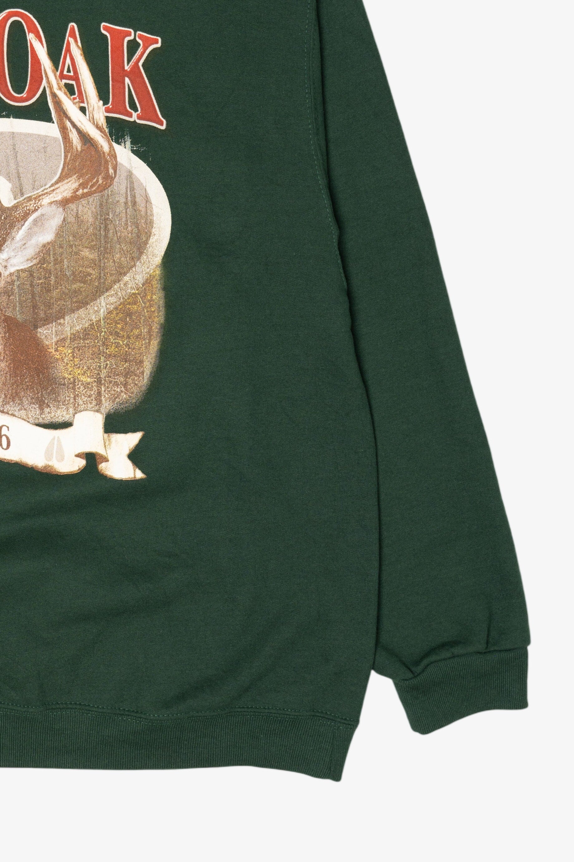 Vintage Green Mossy Oak Deer Buck Sweatshirt (1990s)