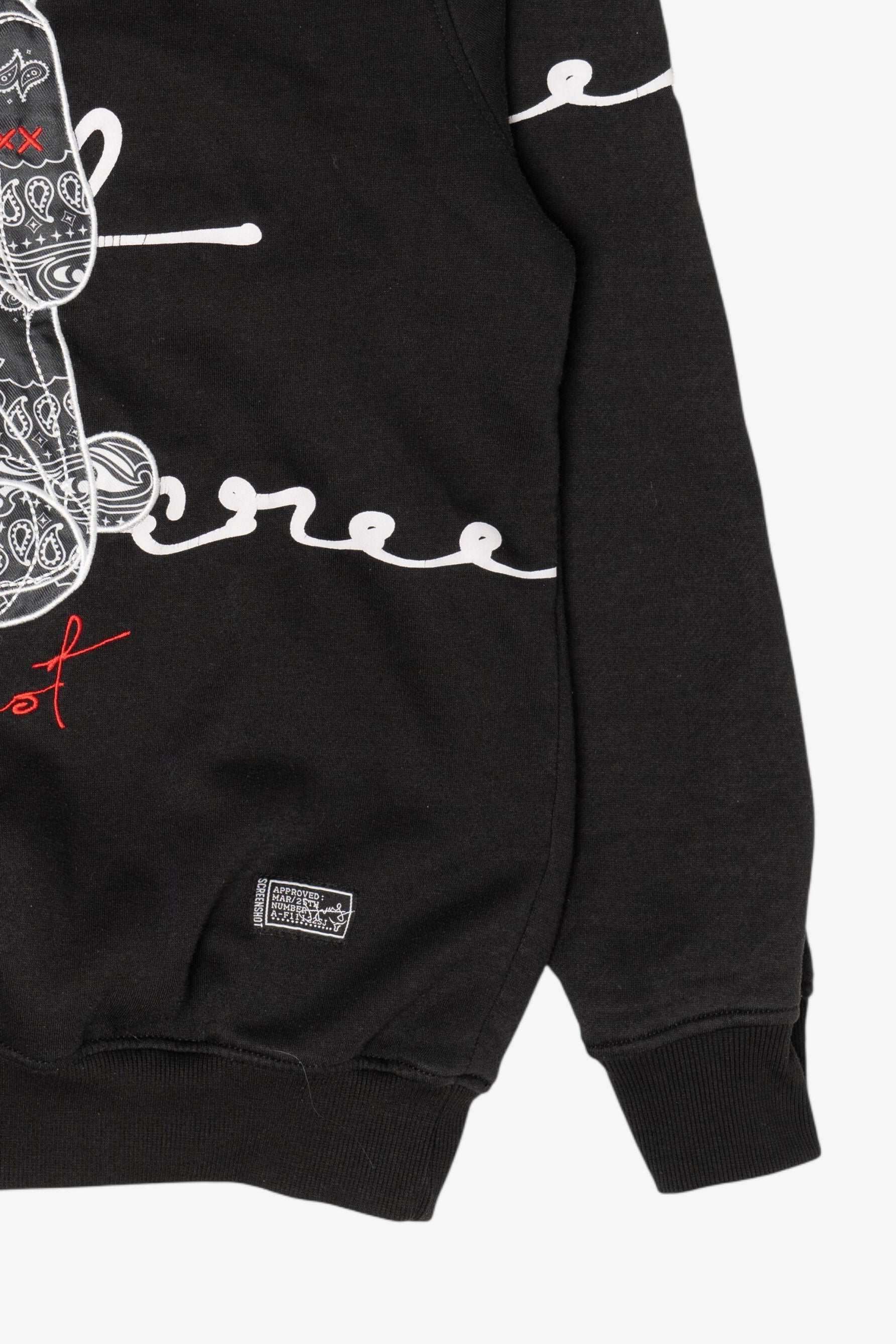 Black Screenshot Teddy Bear Sweatshirt (2020s)