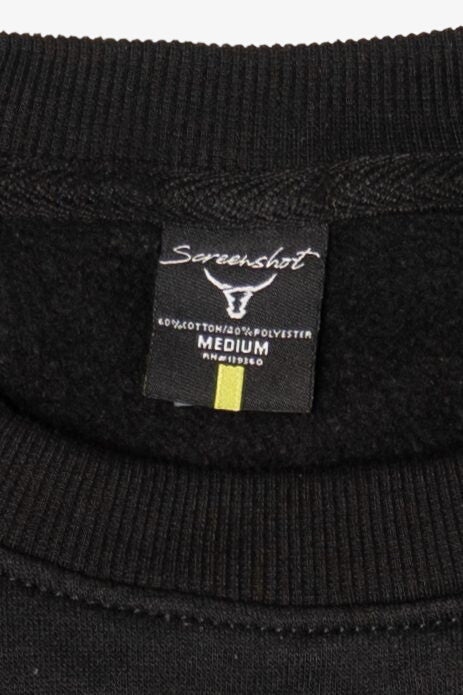 Black Screenshot Teddy Bear Sweatshirt (2020s)