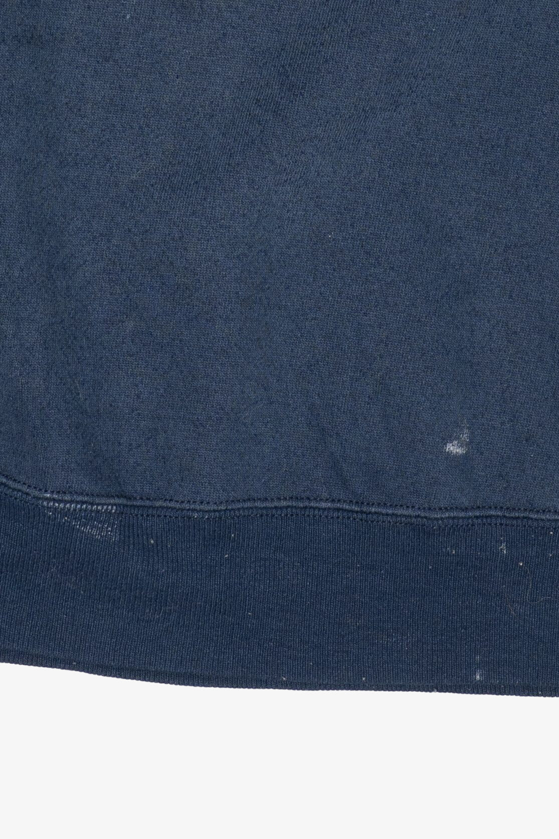 Vintage Navy Blue Utah Wolves Under Moon Sweatshirt (1990s)