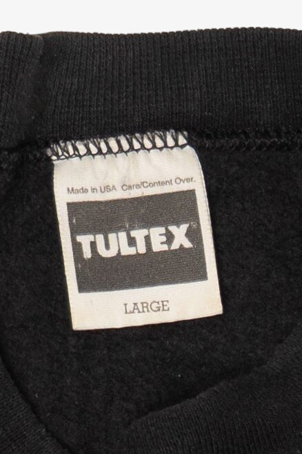 Vintage Black Tultex Wolf Sweatshirt (1990s)