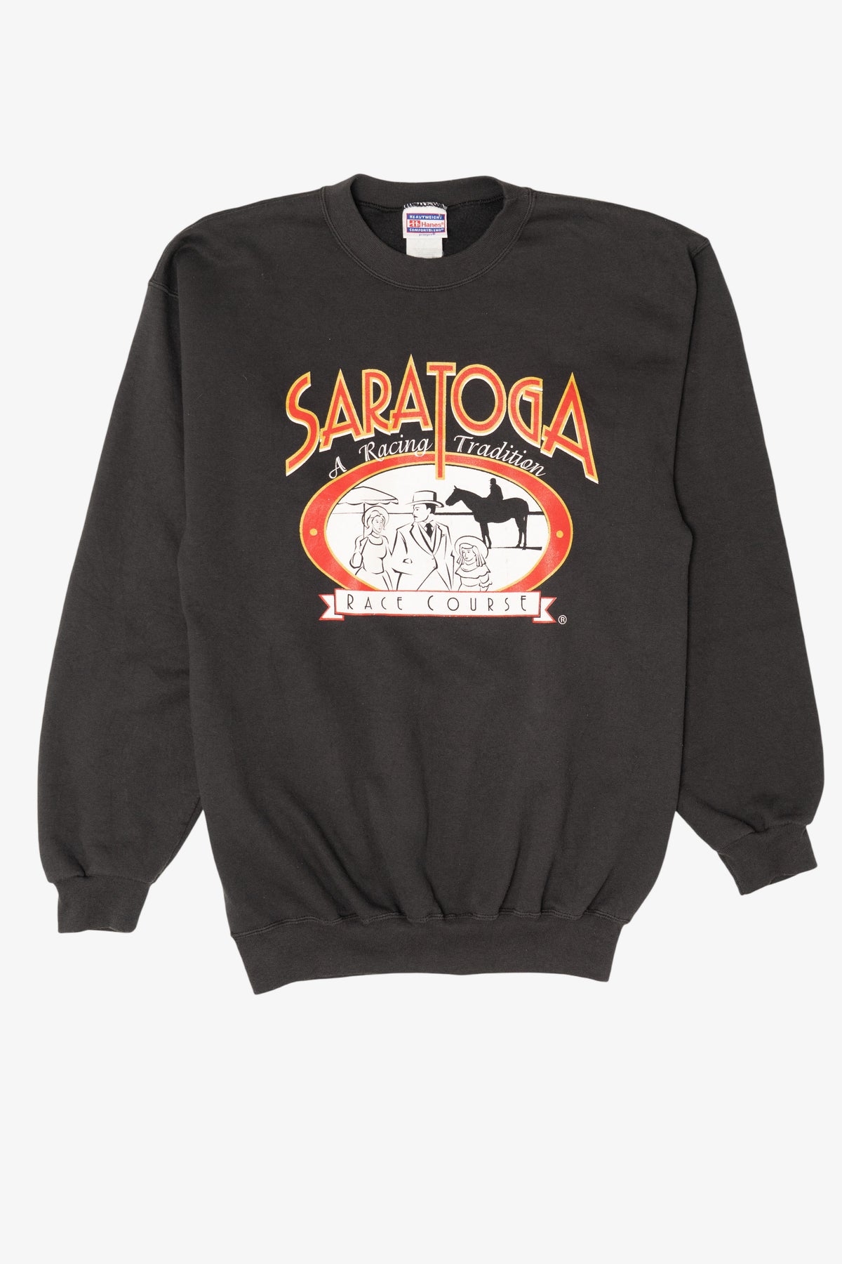 Vintage Saratoga Horse Racing Course Sweatshirt (2000s)