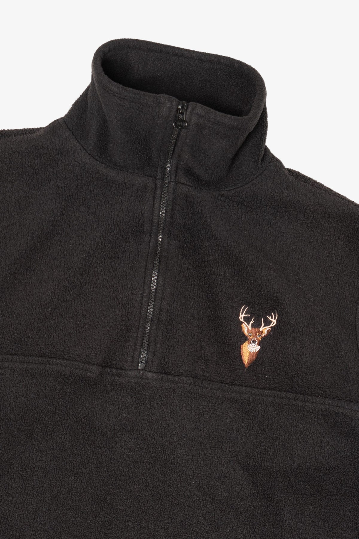 Vintage Magellan Sportswear Embroidered Deer Buck Quarter Zip Sweatshirt (1990s)