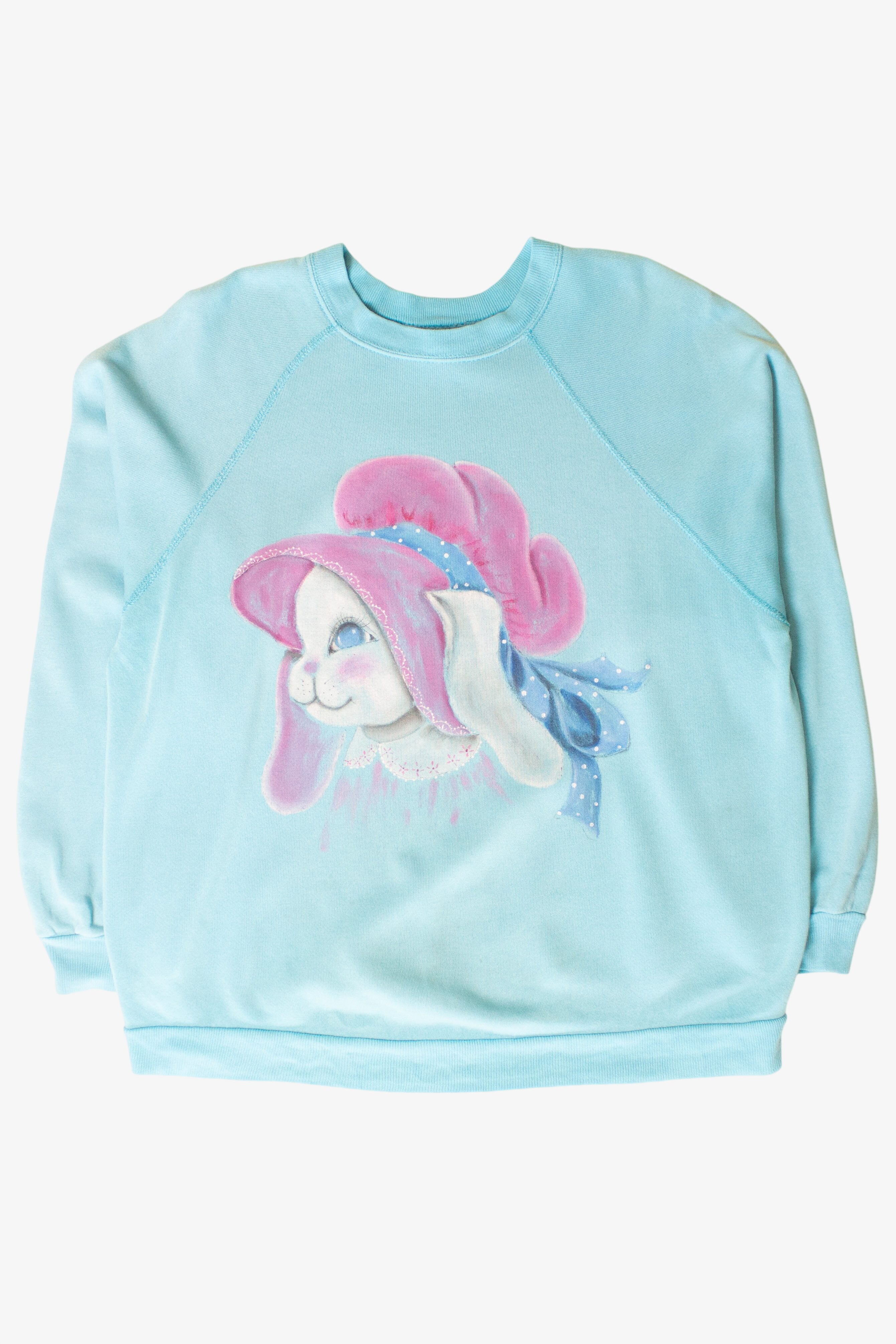 Vintage Painted Bunny Sweatshirt (1980s)