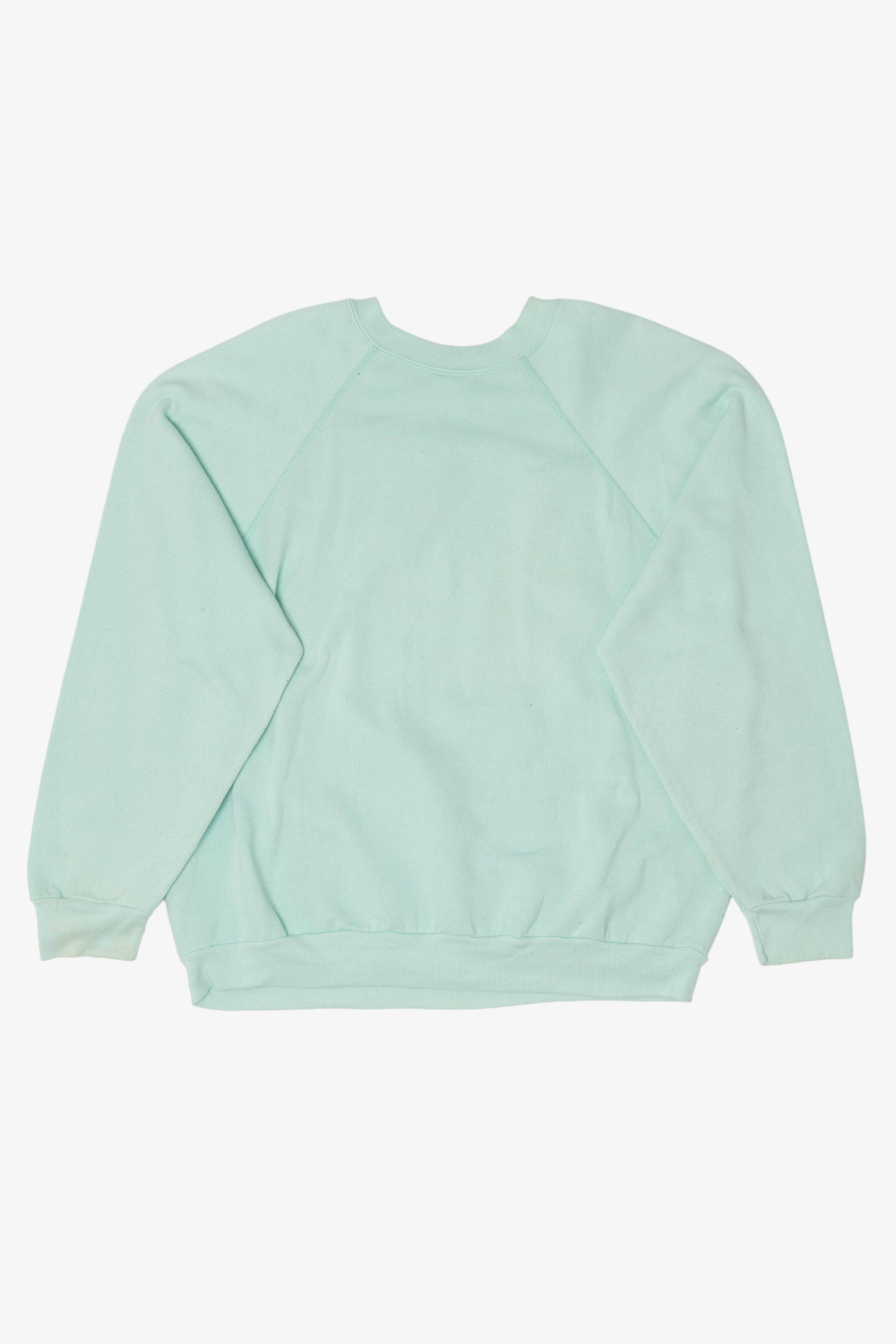 Vintage Bunnies With Flowers Tultex Raglan Sweatshirt (1990s)