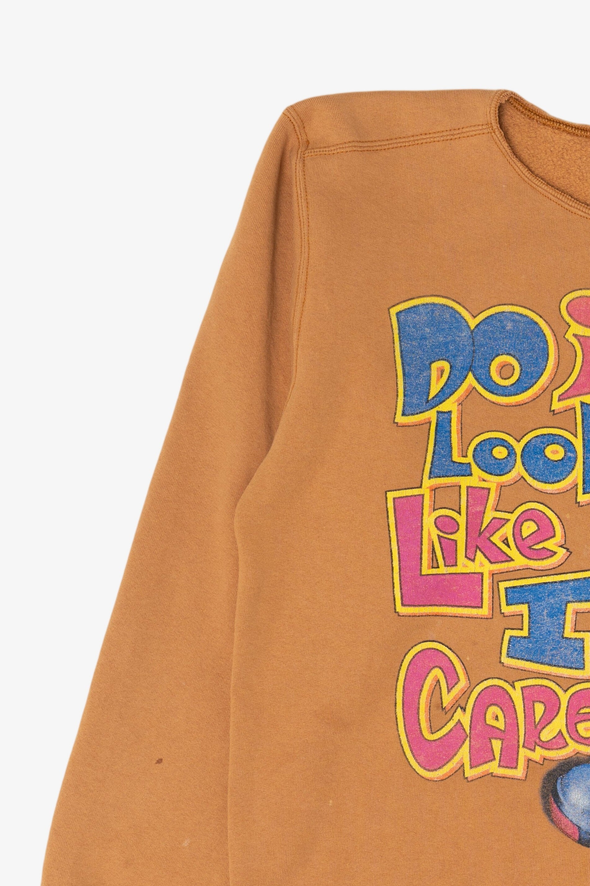 Vintage Distressed Looney Tunes Tweety "Do I Look Like I Care?" Sweatshirt (1990s)