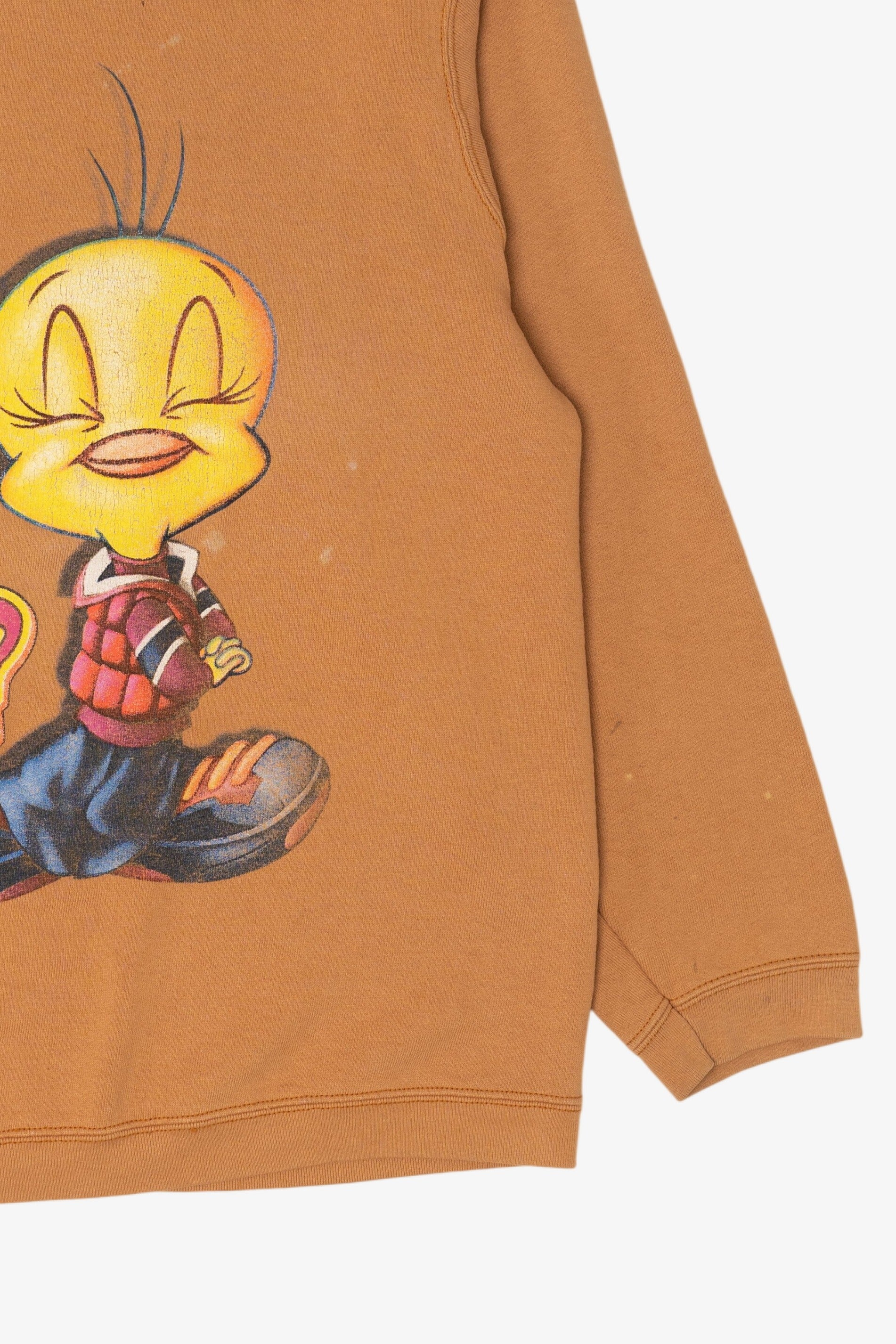 Vintage Distressed Looney Tunes Tweety "Do I Look Like I Care?" Sweatshirt (1990s)