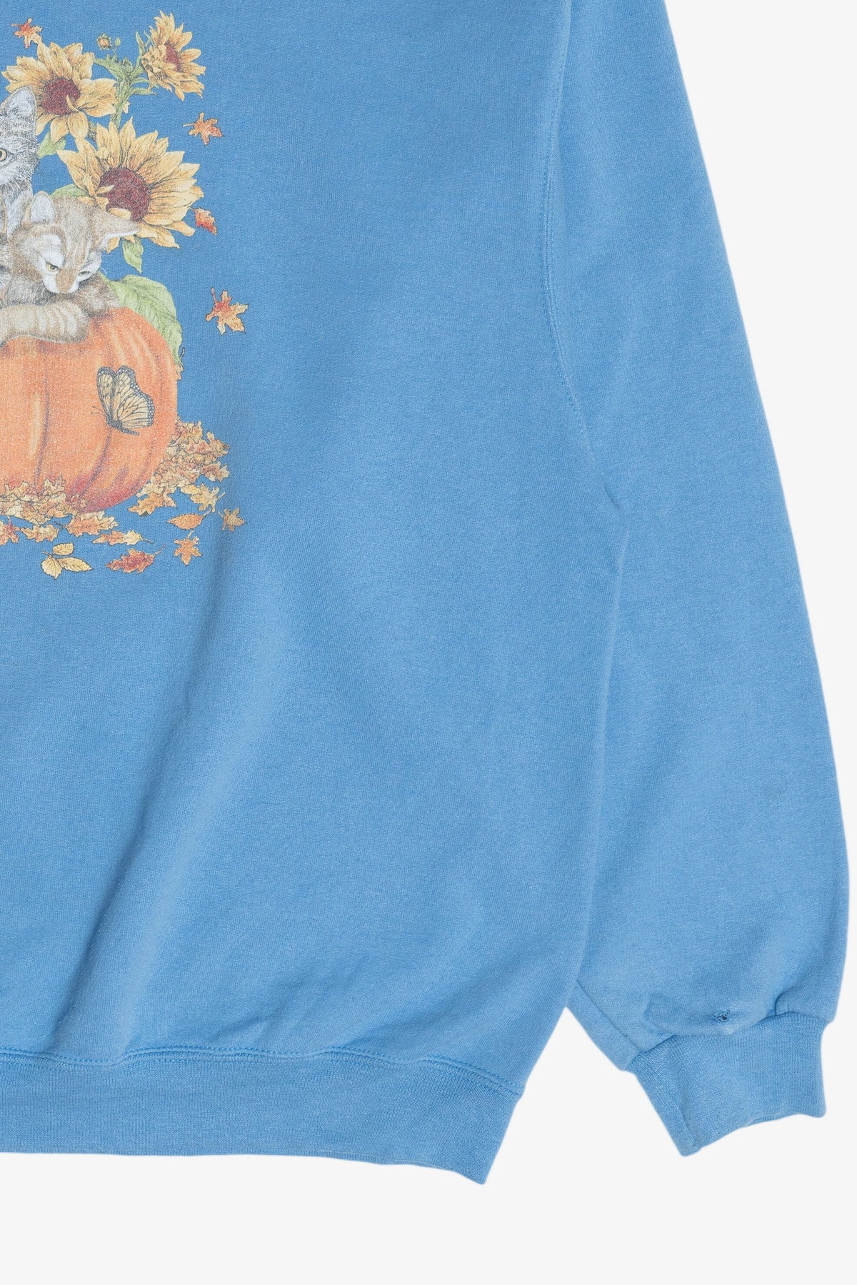 Vintage Cats In A Pumpkin Fall Harvest Sweatshirt (1990s)